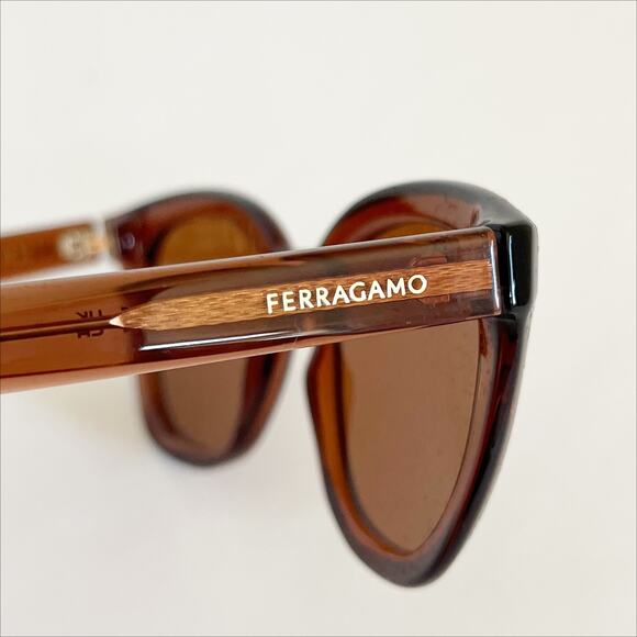 FERRAGAMO Logo Plastic Cat-Eye Sunglasses - Picture 6 of 10